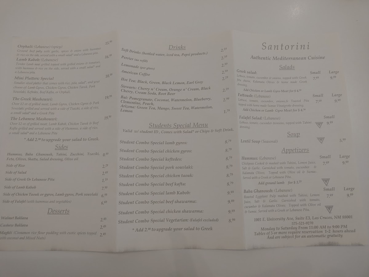 Menu Santorini-10